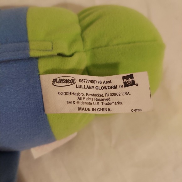 Baby Lullaby Glow Worm Playskool 2009 Blue Shirt Moon Star Music Light Works - Picture 11 of 16